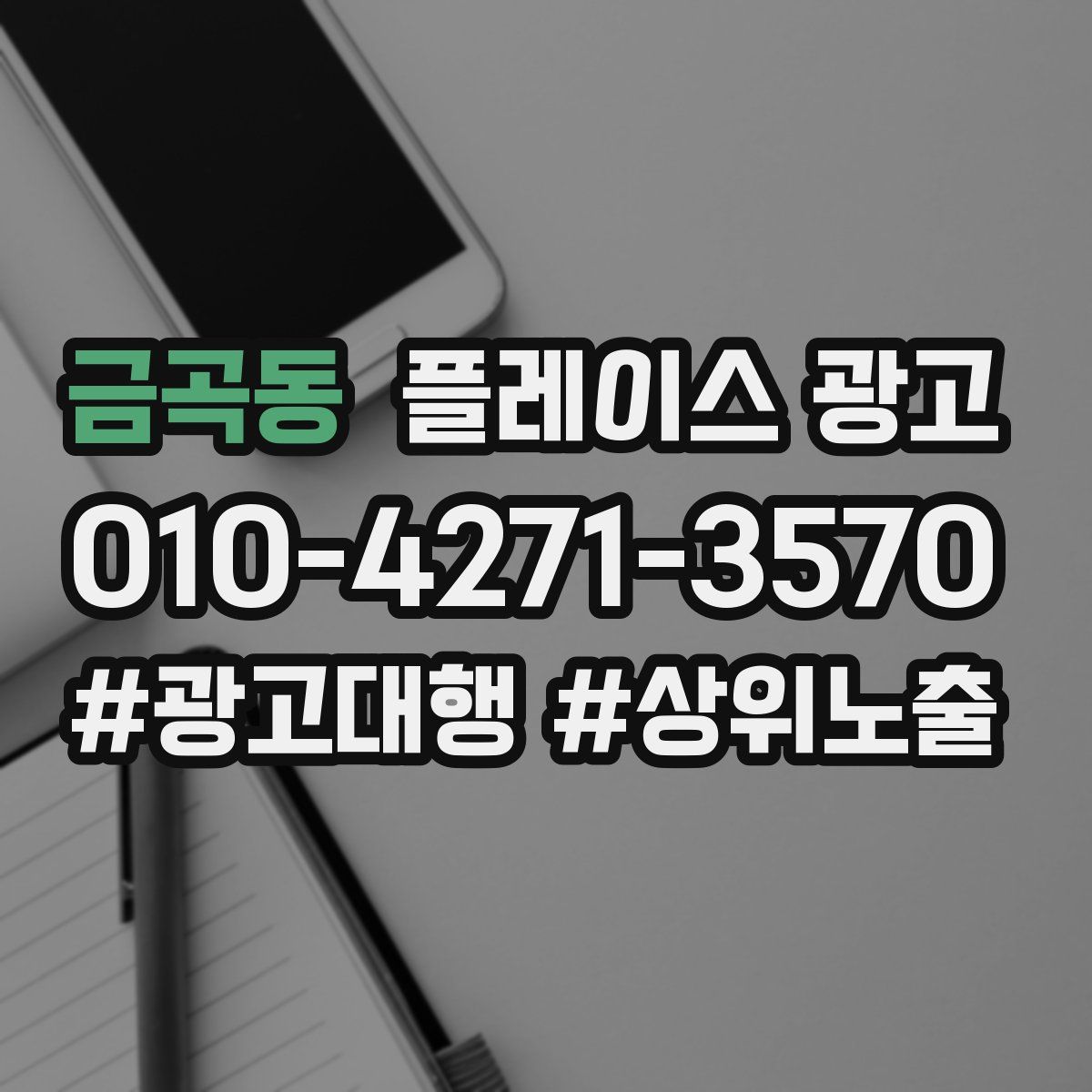 금곡동 플레이스 광고