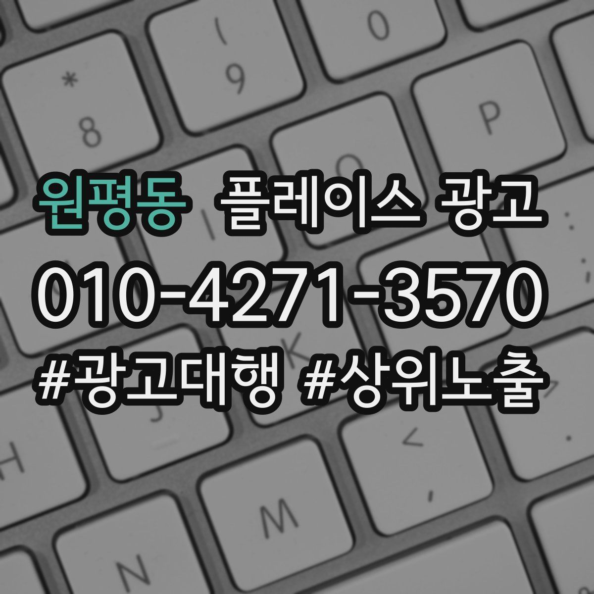 원평동 플레이스 광고