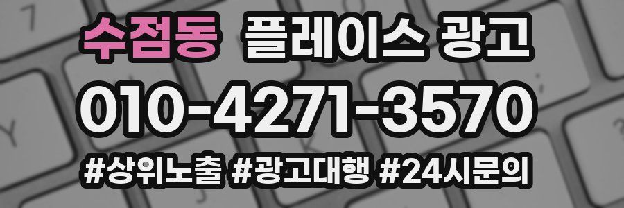수점동 플레이스 광고