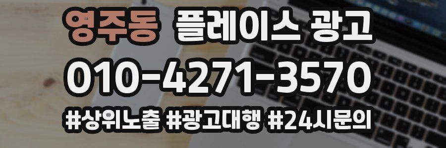 영주동 플레이스 광고