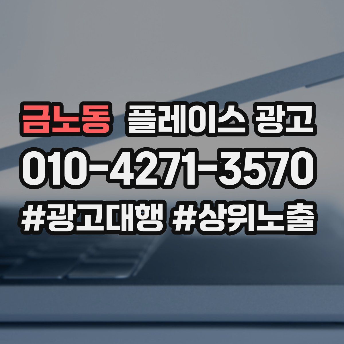 금노동 플레이스 광고