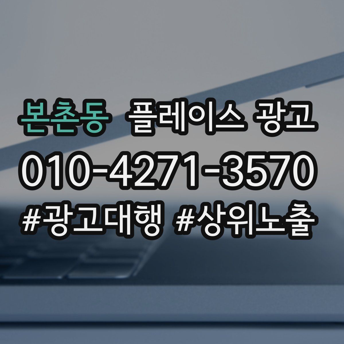 본촌동 플레이스 광고