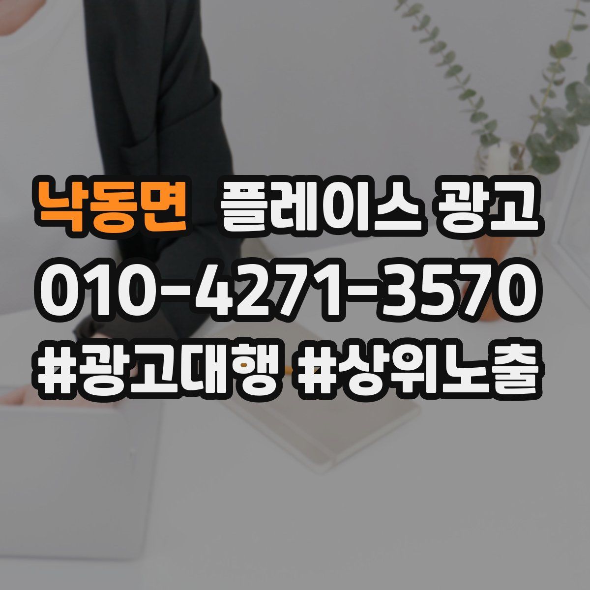 낙동면 플레이스 광고