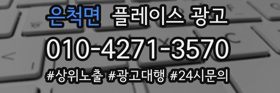 은척면 플레이스 광고