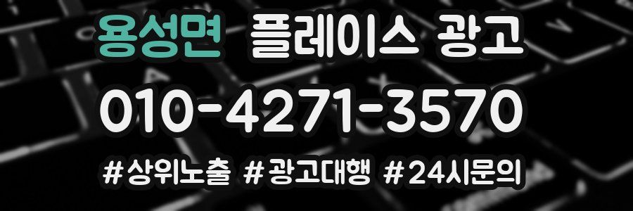 용성면 플레이스 광고