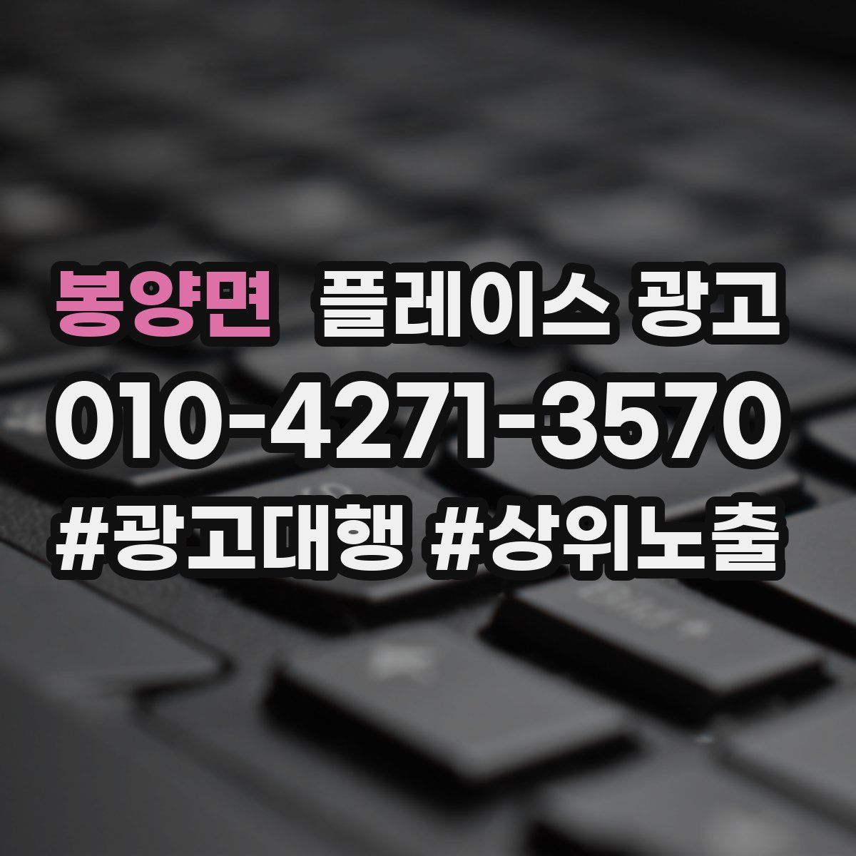 봉양면 플레이스 광고