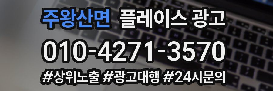 주왕산면 플레이스 광고