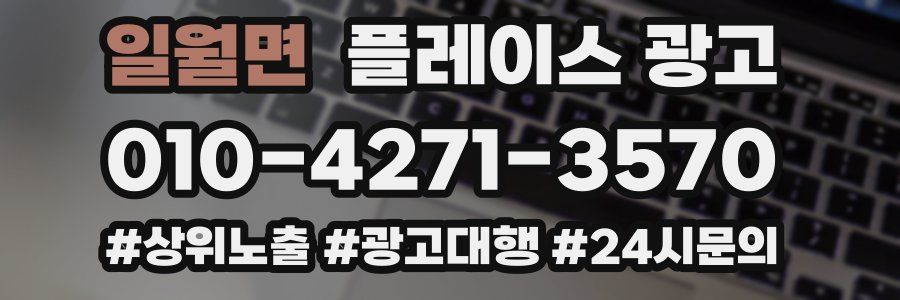 일월면 플레이스 광고