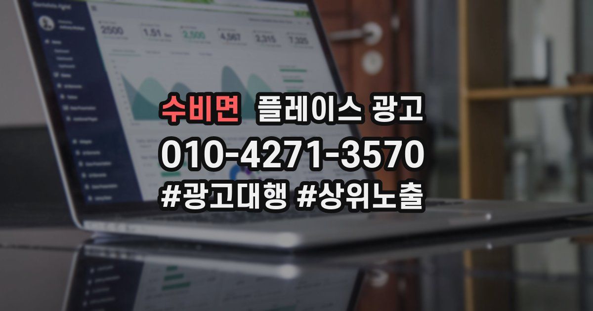수비면 플레이스 광고