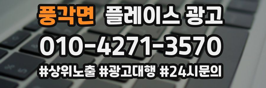 풍각면 플레이스 광고