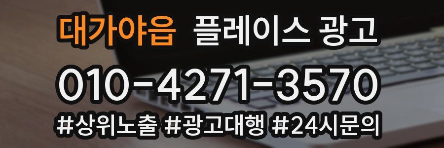 대가야읍 플레이스 광고