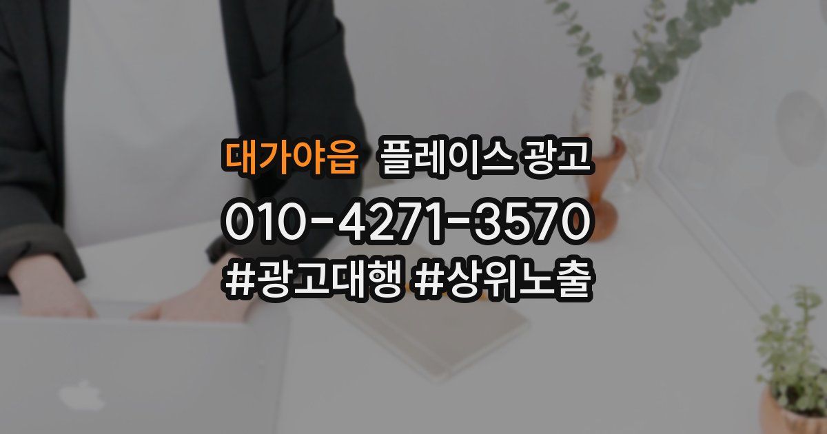 대가야읍 플레이스 광고