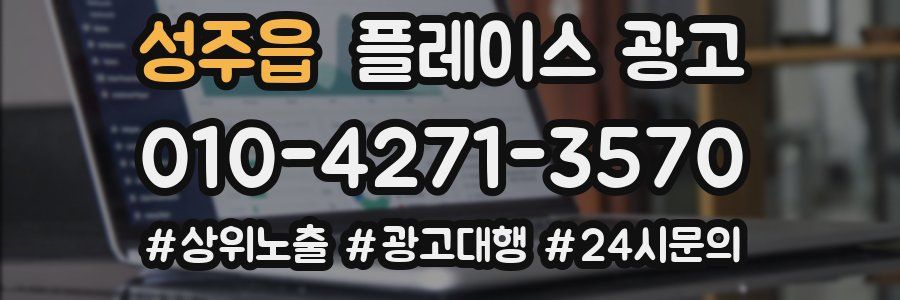 성주읍 플레이스 광고