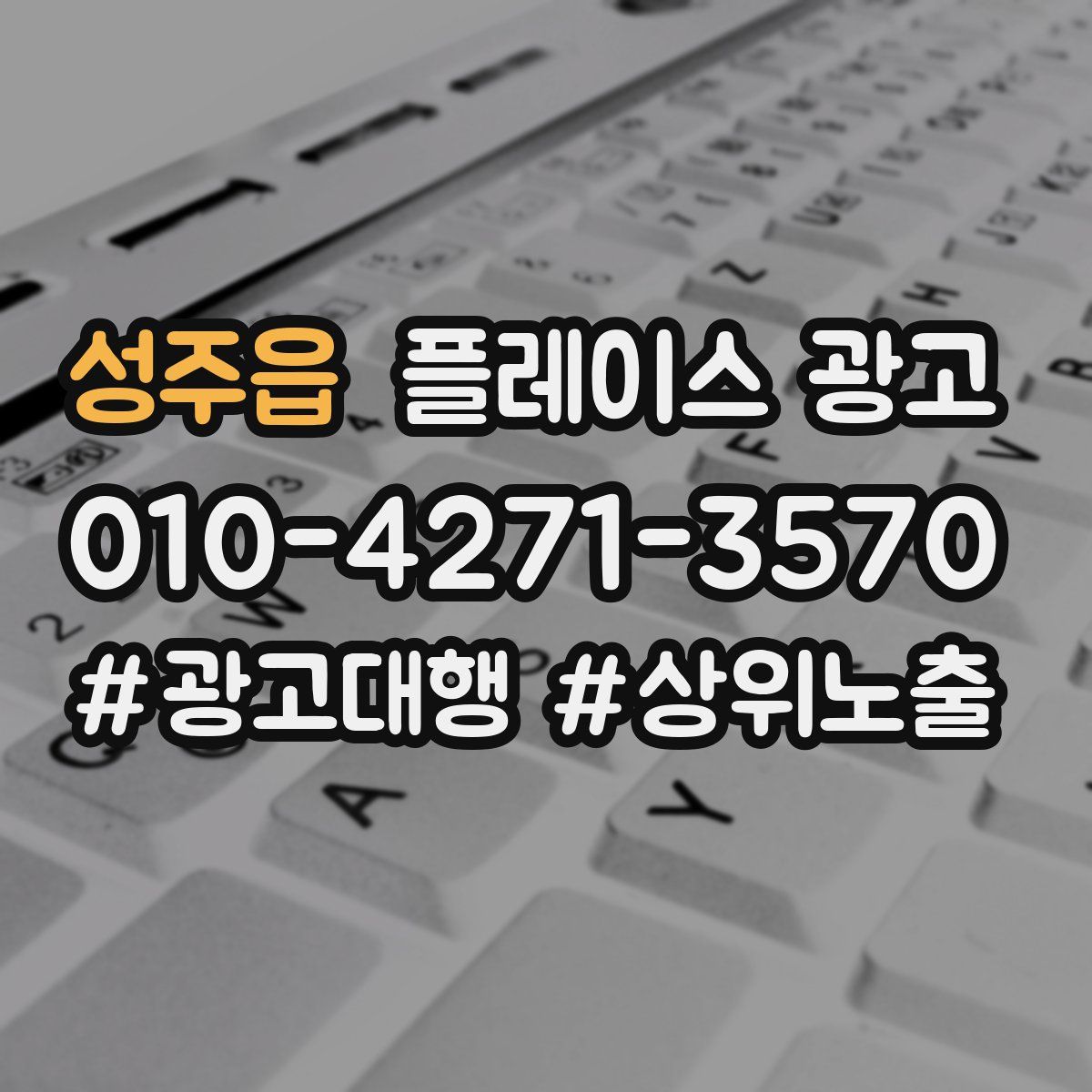 성주읍 플레이스 광고