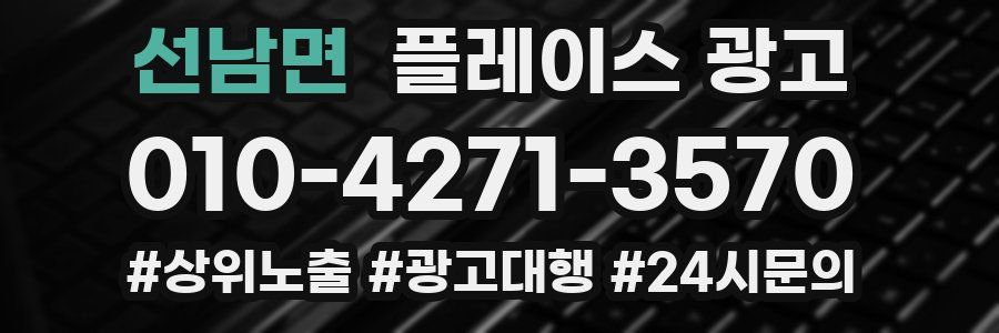 선남면 플레이스 광고