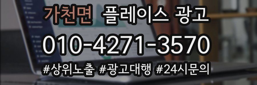 가천면 플레이스 광고