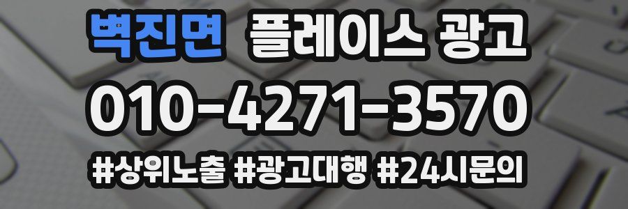 벽진면 플레이스 광고