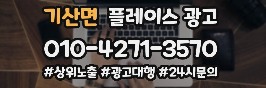 기산면 플레이스 광고