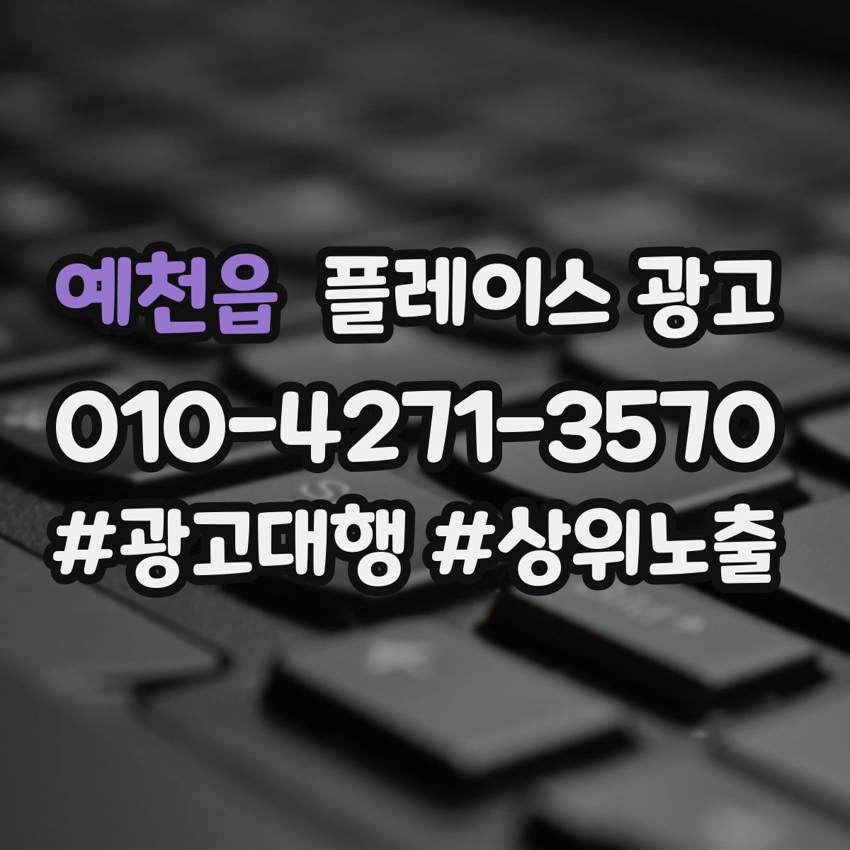 예천읍 플레이스 광고