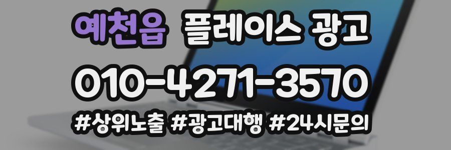 예천읍 플레이스 광고