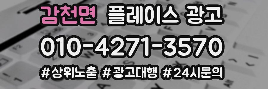감천면 플레이스 광고
