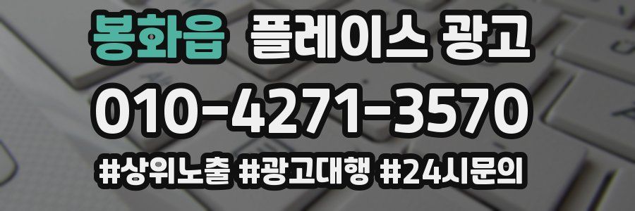봉화읍 플레이스 광고