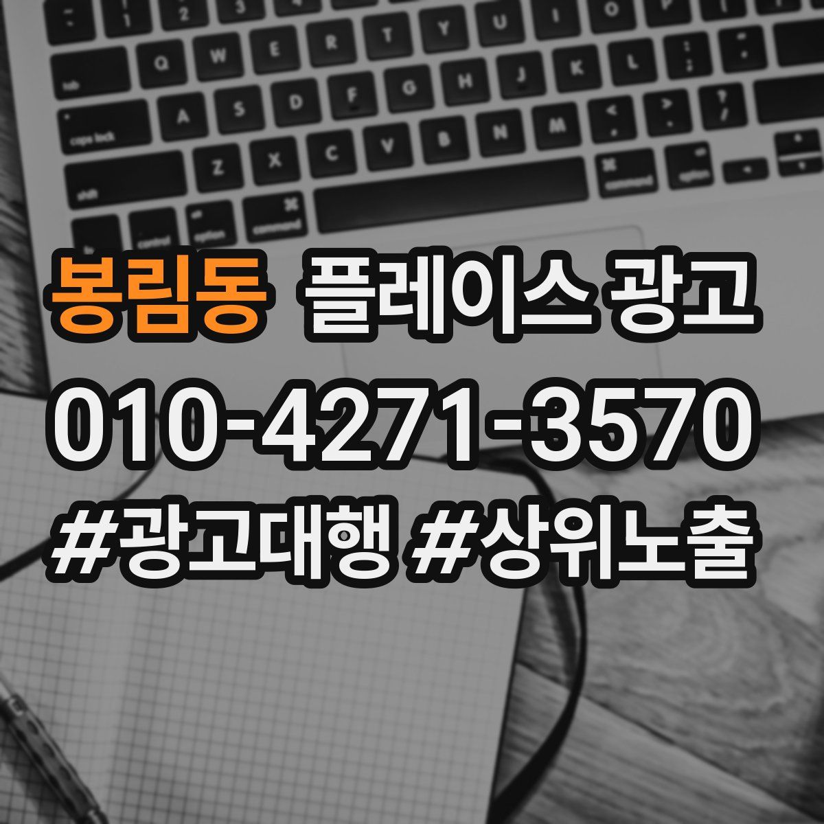 봉림동 플레이스 광고