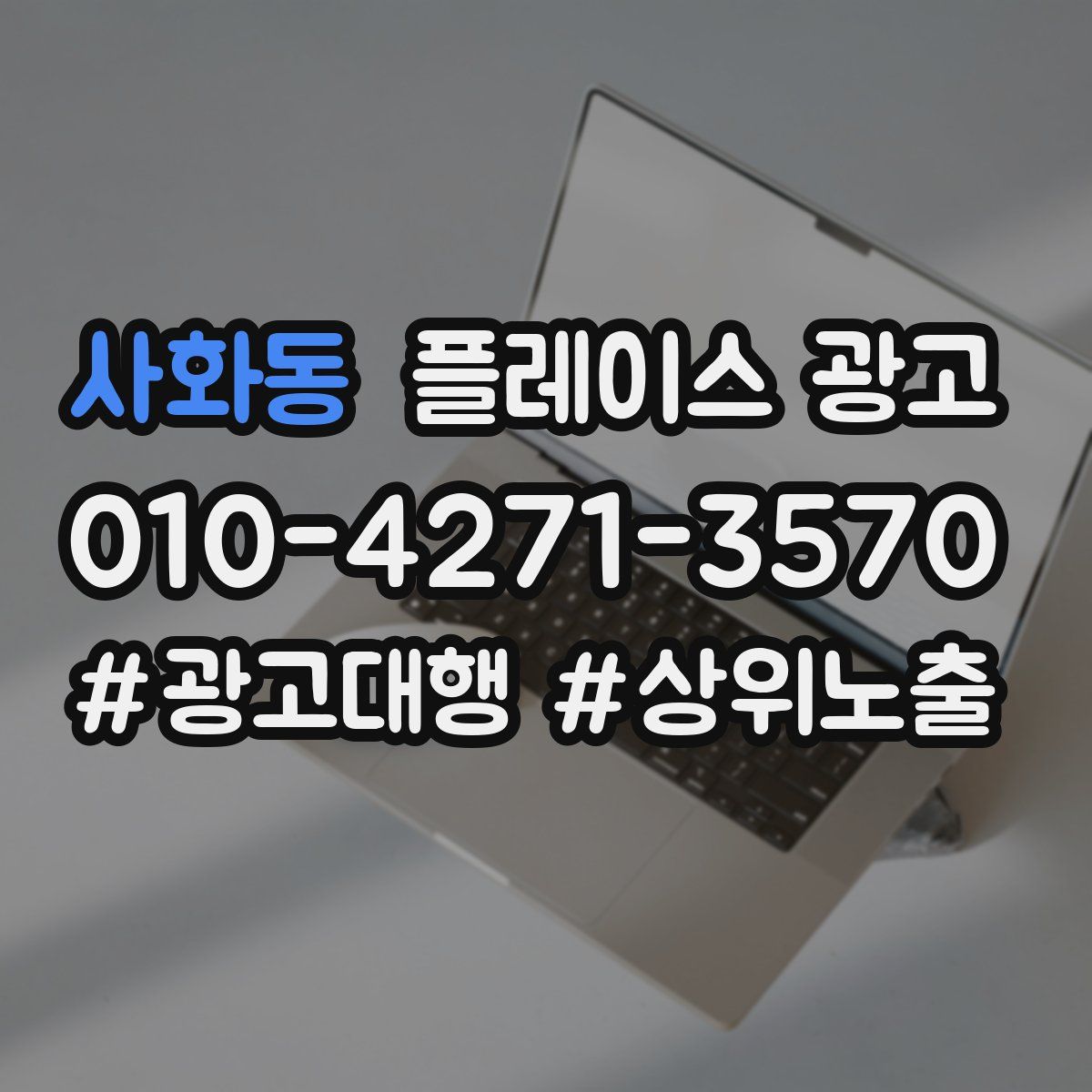 사화동 플레이스 광고