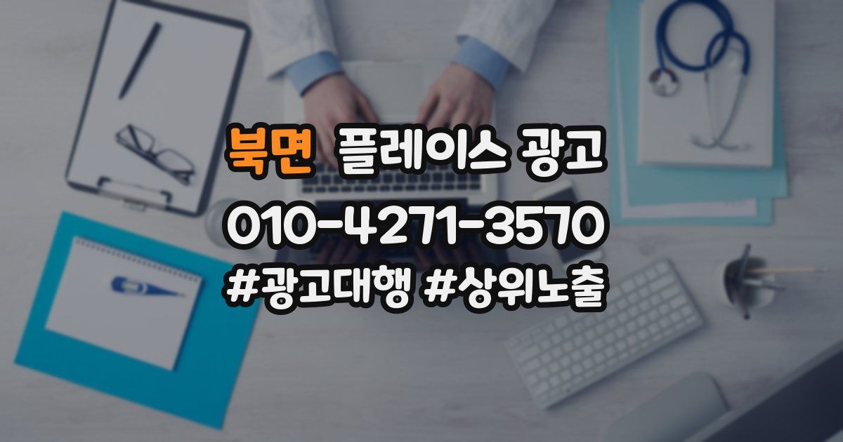 북면 플레이스 광고