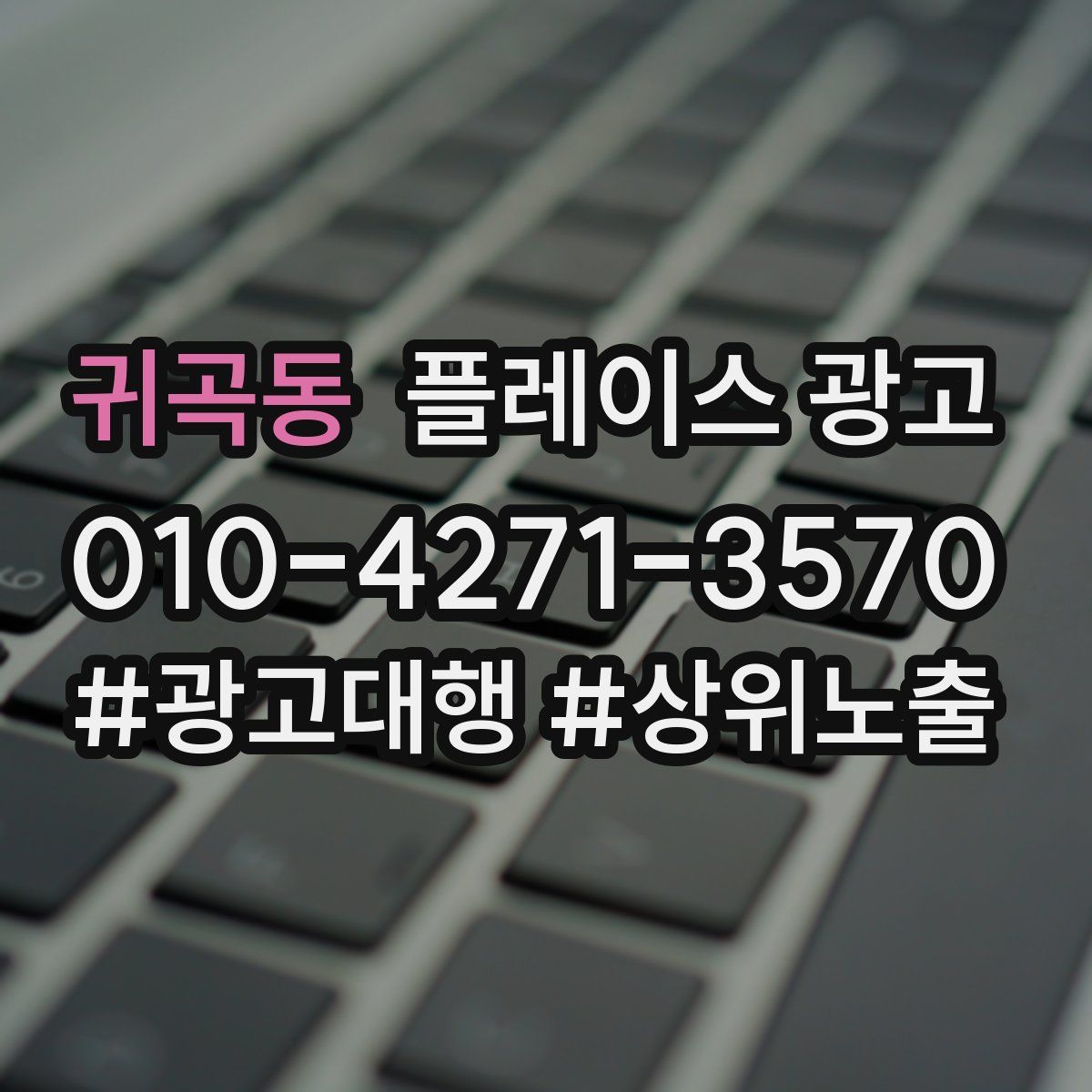 귀곡동 플레이스 광고
