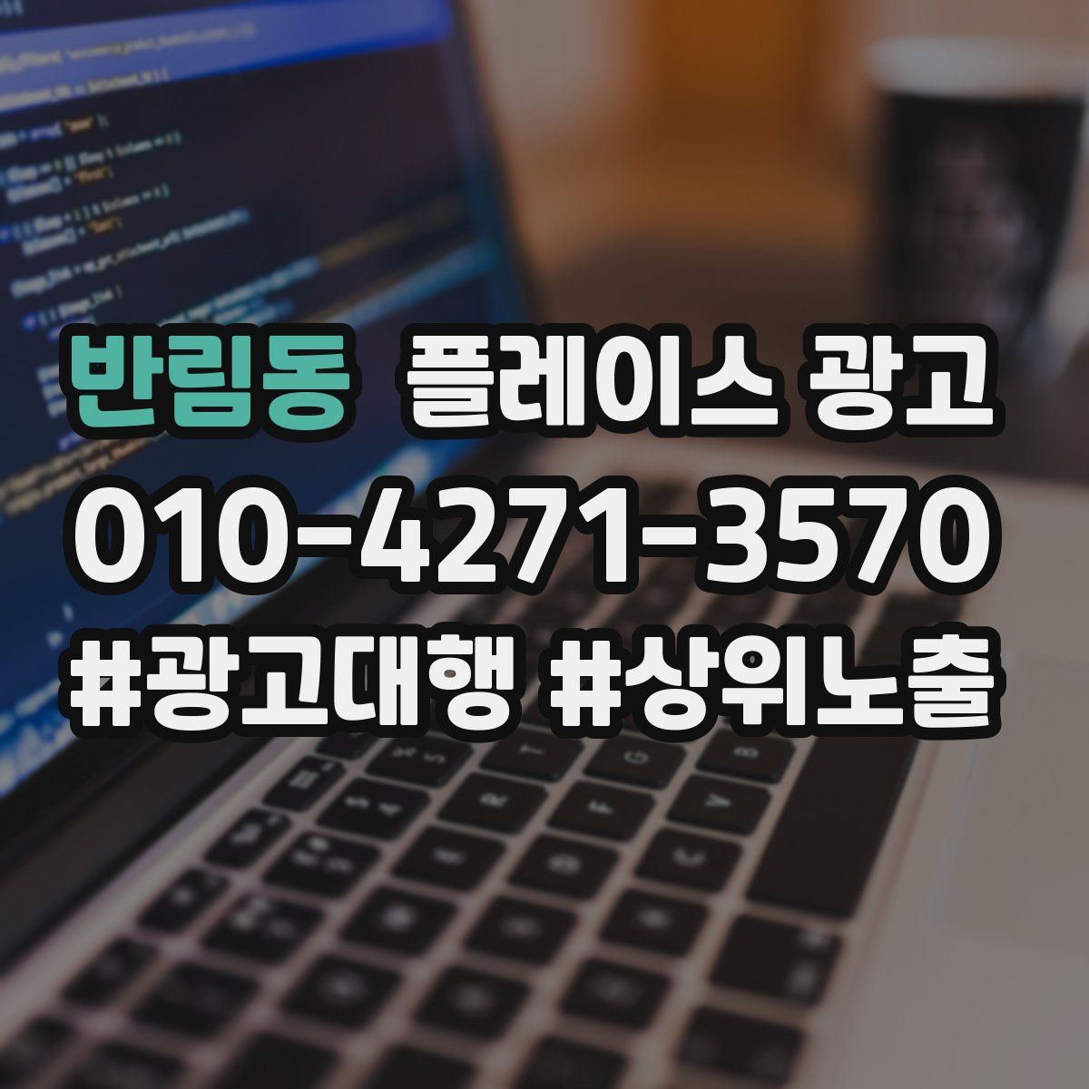 반림동 플레이스 광고