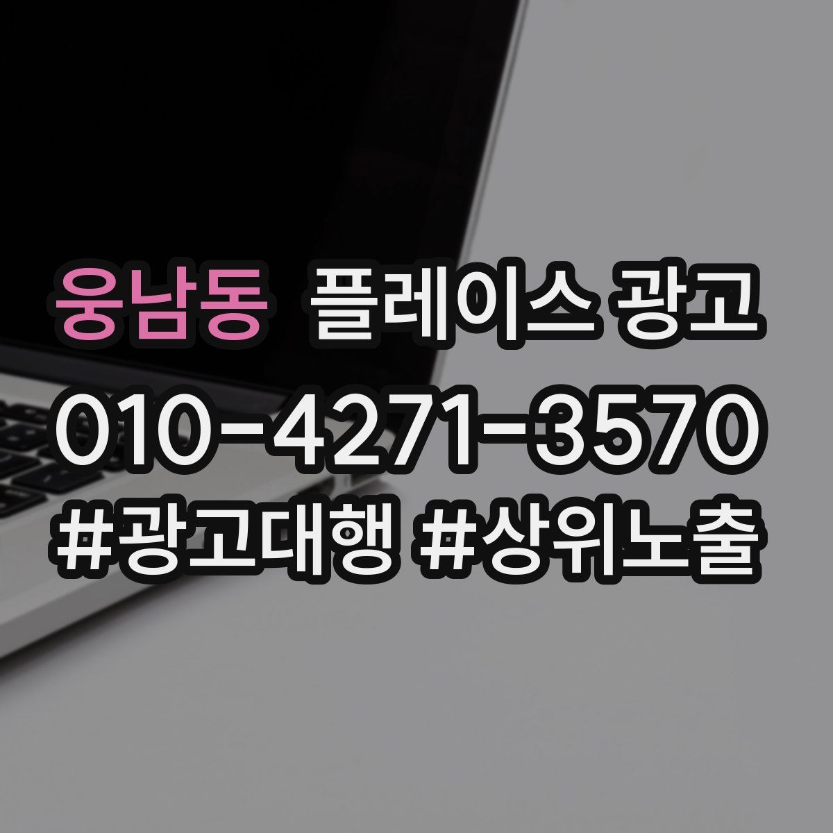 웅남동 플레이스 광고