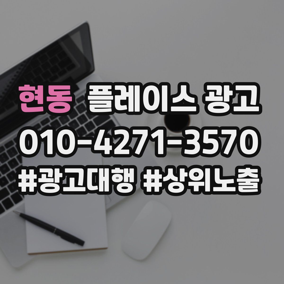 현동 플레이스 광고