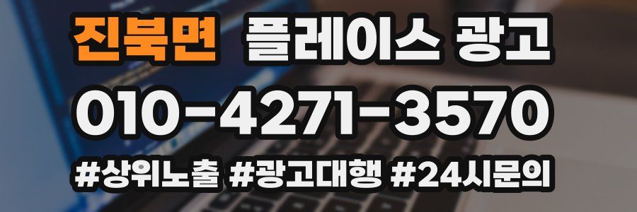 진북면 플레이스 광고