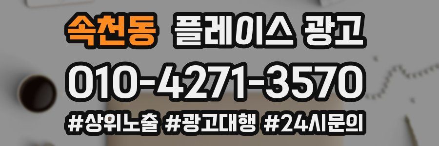 속천동 플레이스 광고