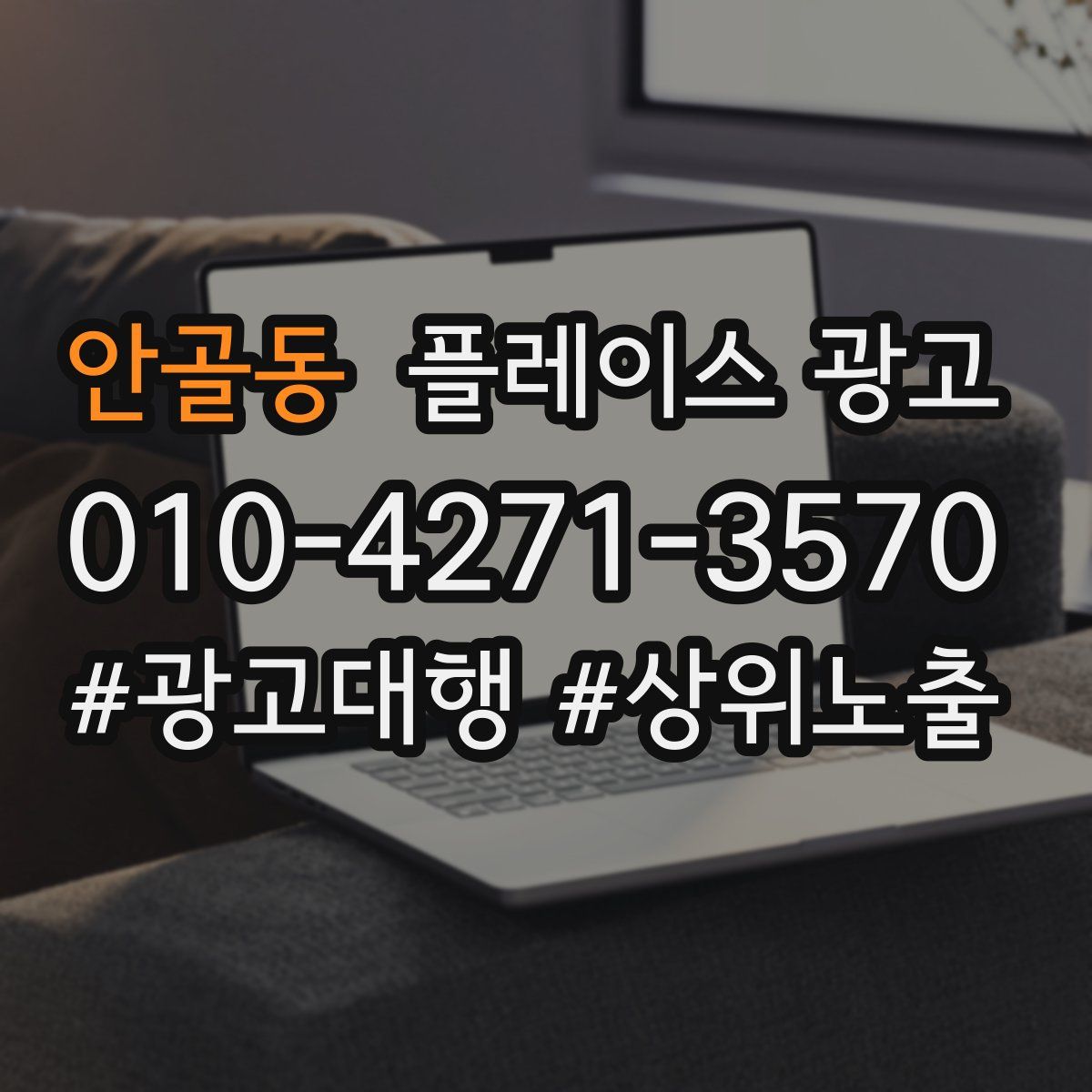 안골동 플레이스 광고