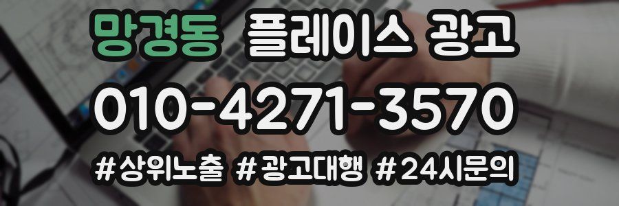 망경동 플레이스 광고