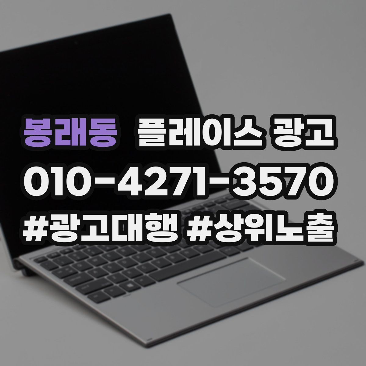 봉래동 플레이스 광고
