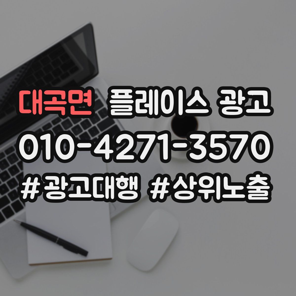 대곡면 플레이스 광고