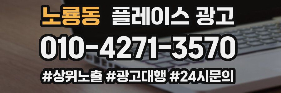 노룡동 플레이스 광고