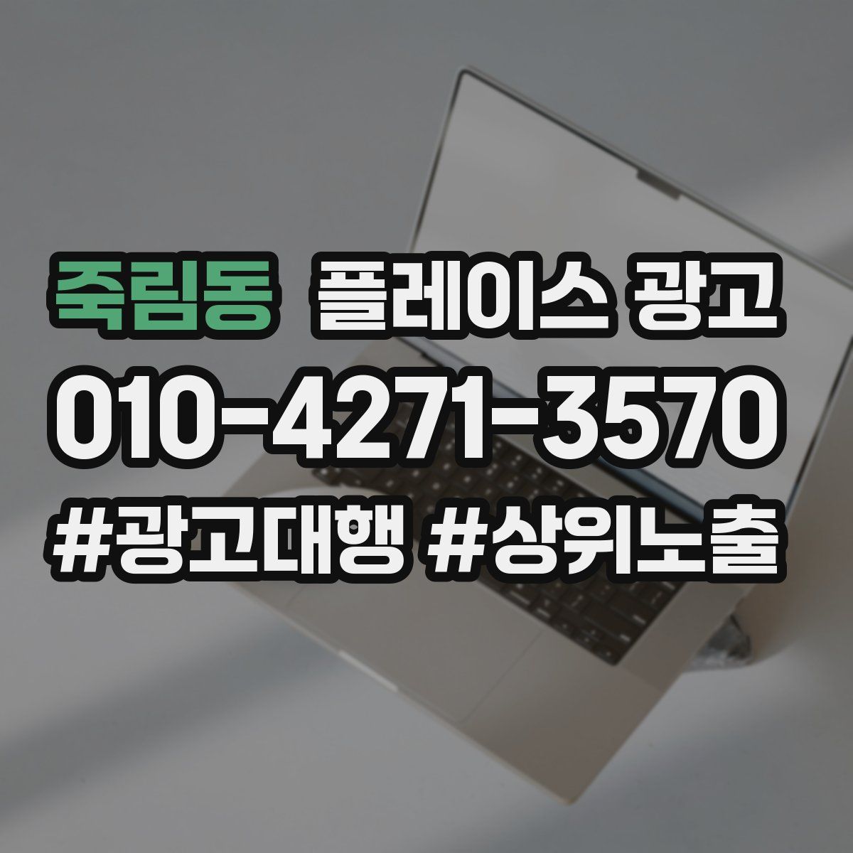 죽림동 플레이스 광고