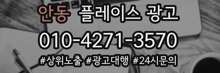안동 플레이스 광고