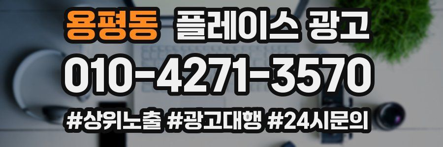 용평동 플레이스 광고