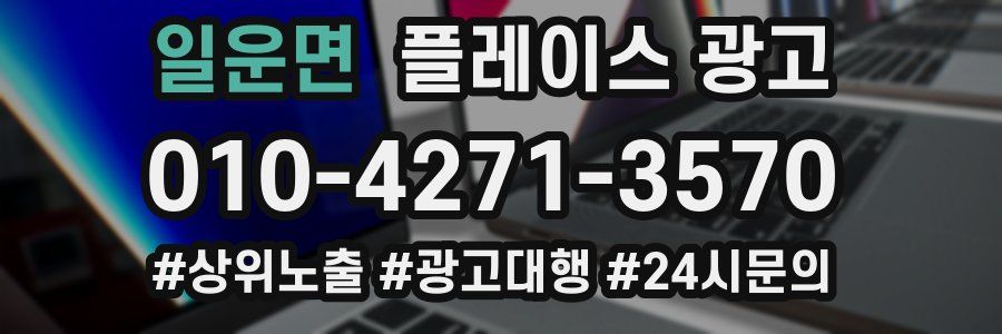 일운면 플레이스 광고