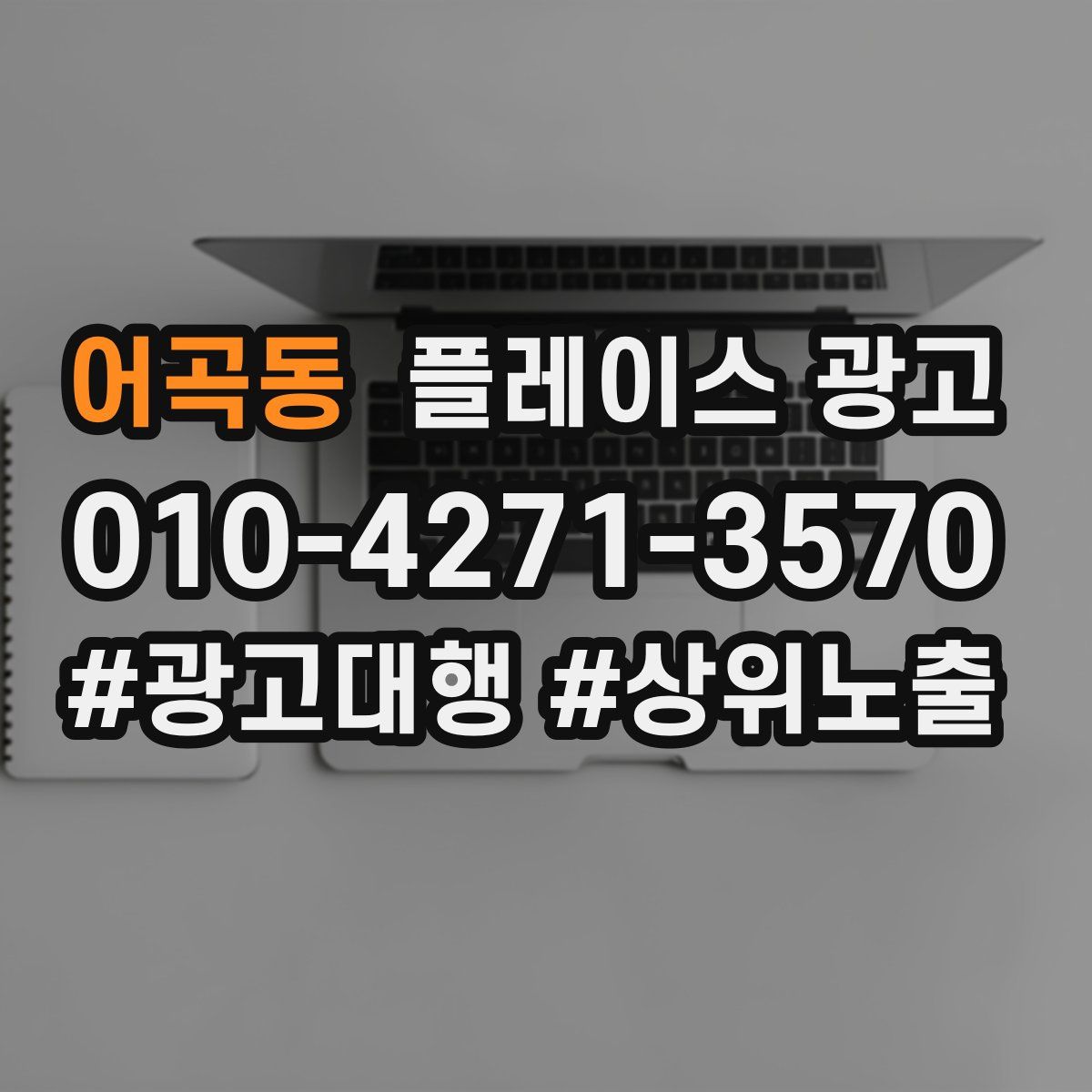 어곡동 플레이스 광고