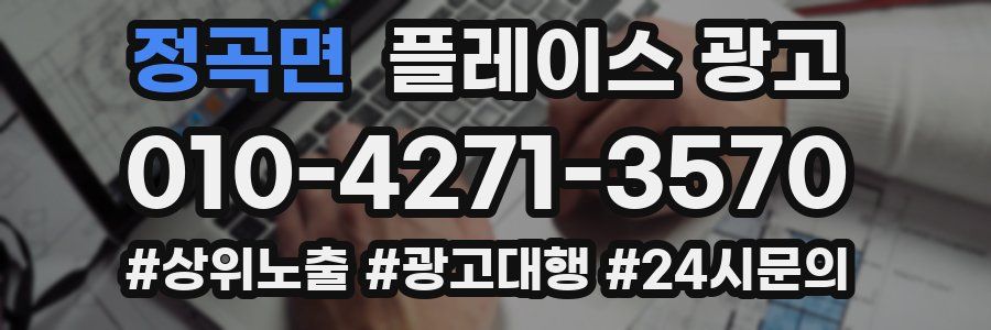 정곡면 플레이스 광고