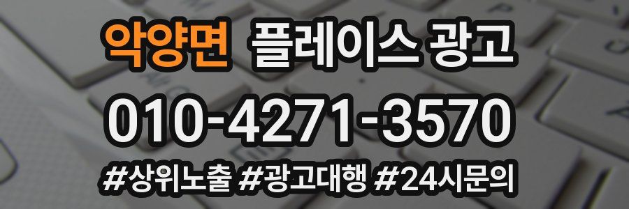 악양면 플레이스 광고