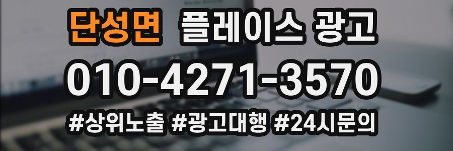 단성면 플레이스 광고
