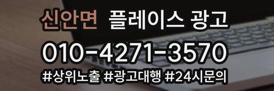 신안면 플레이스 광고