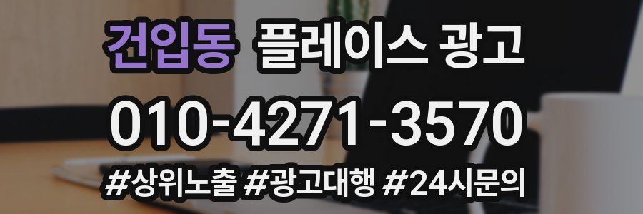 건입동 플레이스 광고